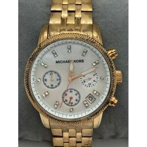 Michael Kors MK5026 Women's Watch 36mm Analog Stainless Steel Bracelet 100M D240